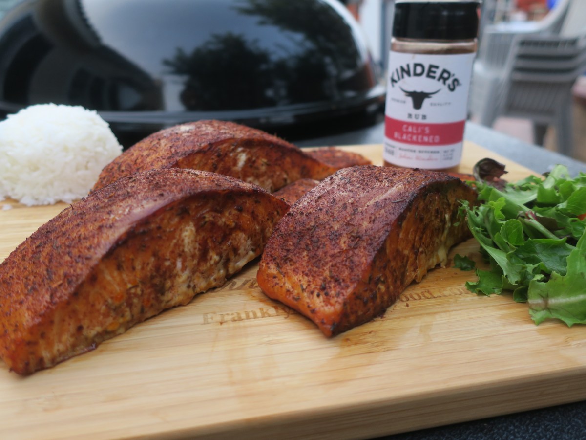 On The Grill: Cedar Plank Blackened&nbsp;Salmon